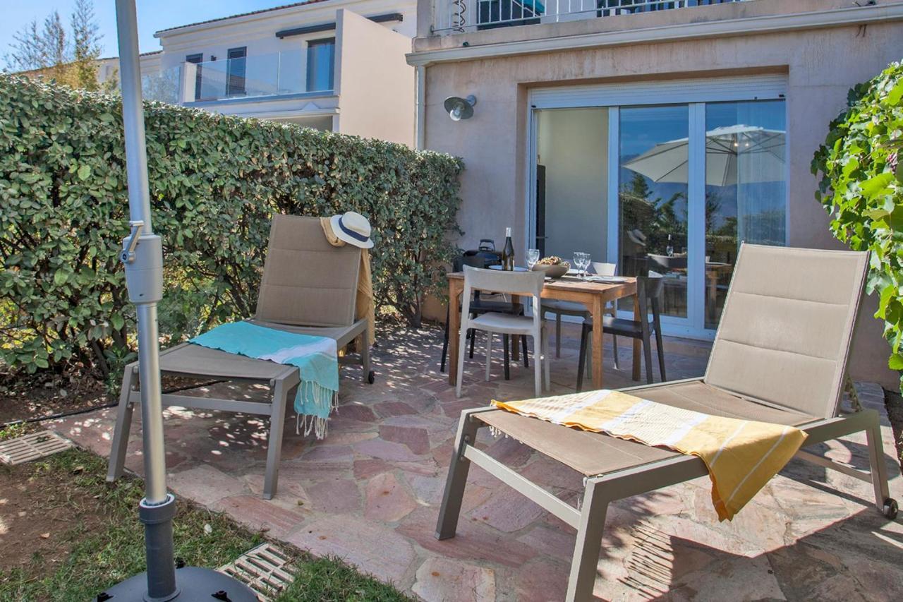 Mare Appart Avec Jardin Et Bbq Vue Mer Et Montagne Plage Et Port A 2 Pas Calvi  Buitenkant foto