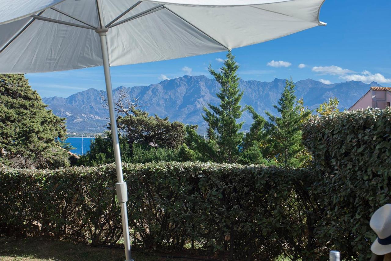 Mare Appart Avec Jardin Et Bbq Vue Mer Et Montagne Plage Et Port A 2 Pas Calvi  Buitenkant foto
